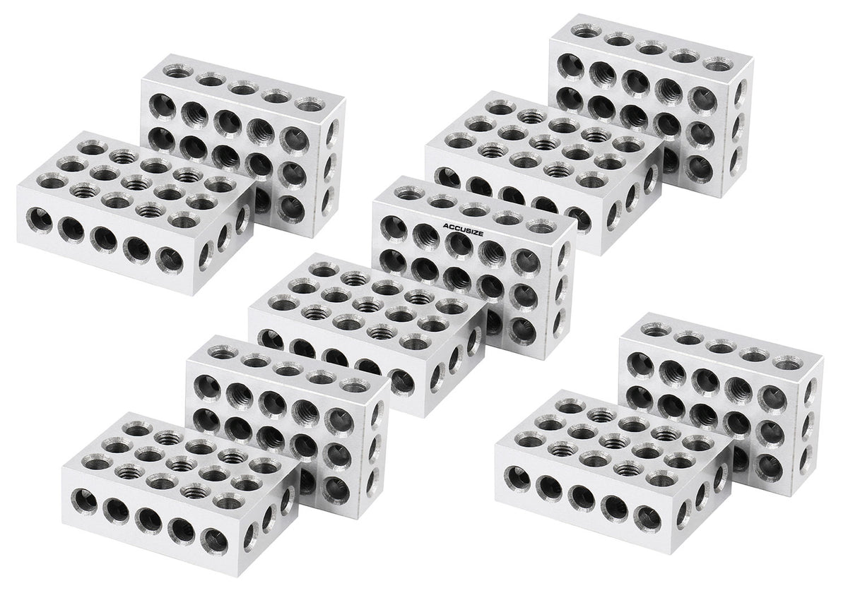 Jeux de blocs de précision, métriques et pouces