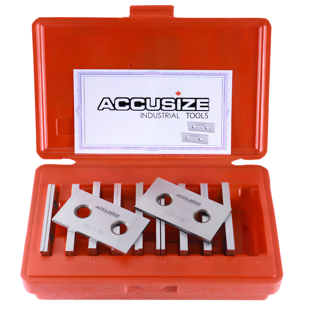 1/8'' Thickness 10 Pairs Precision Parallel Sets, 3'' Length, EG10-1403