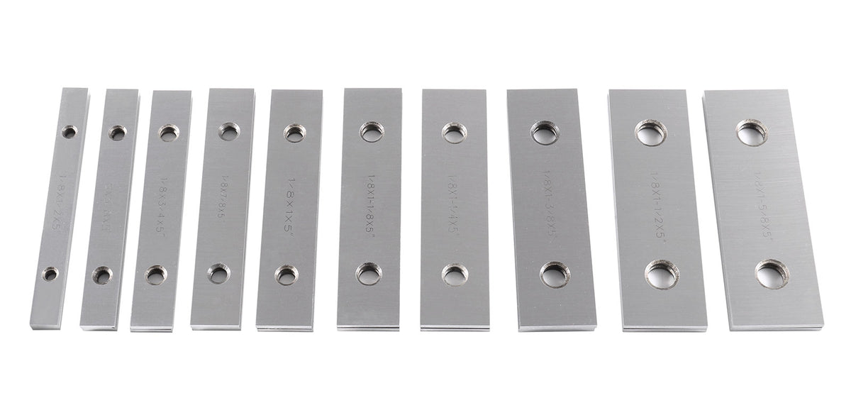 1/8" Thick Matched Pairs, 10-Pair Precision Parallel Set