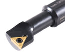 1" 4pc Indexable Stubby Length Boring Bar Set, w/Carbide TiN Coated TCMT Inserts and Extra Screws, EJ99-2182