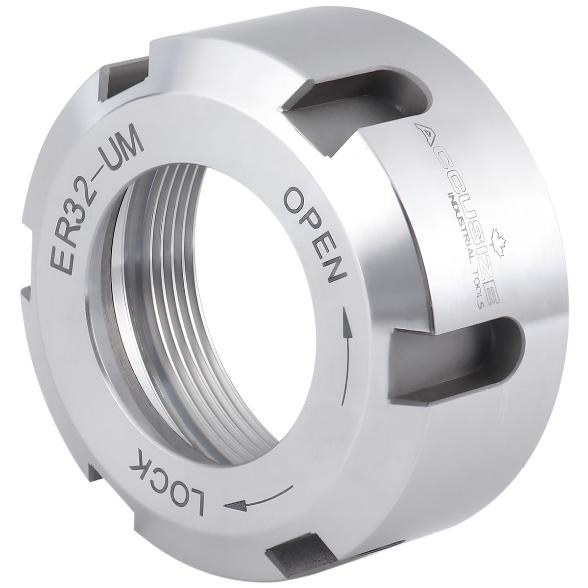 ER32 Slotted Collet Nut, Balanced to 20,000 RPM at G2.5, ER32-NUT
