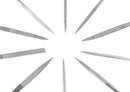 Jewellers Diamond Warding Files Set, 6-1/2'' Overall Length, Exp7-2508