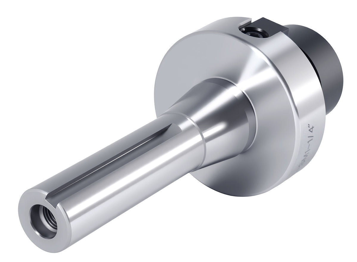 Arbor: 1 1/4'', Range: 3''-3 1/2'', R8 Shell Face Mill Arbors Adapter Holder for Bridgeport - 7/16''-20, Fg22-8080