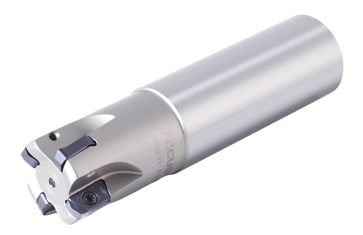 HFEM High Feed Indexable End Mills with Carbide, TiAlN Coated LNMU030312R Inserts