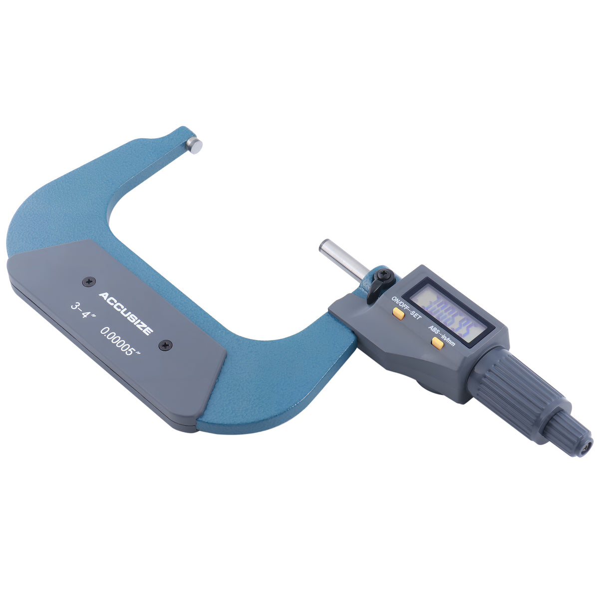 3-4''/75-100 mm by 0.00005''/0.001 mm 2 Key Electronic Digital Outside Micrometer, mm/Inch, Metric/Imperial, Md71-0004