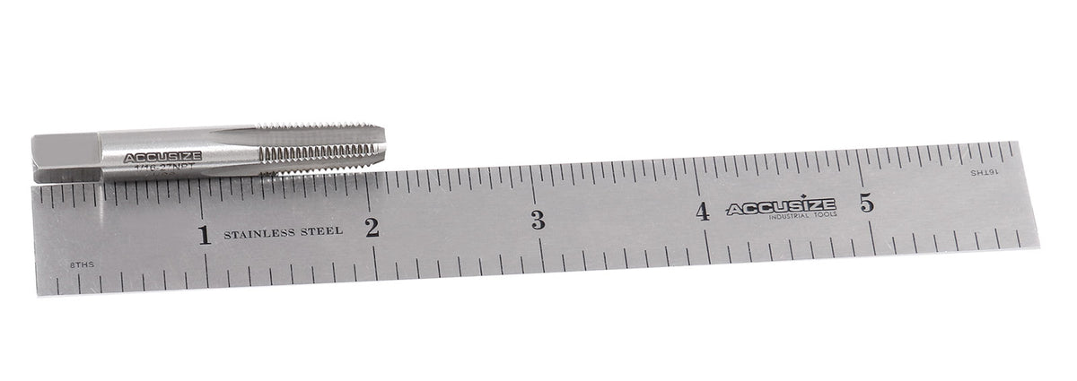 NPT-116 H.S.S. Taper Pipe Tap, 1/16 in-27, 4 Flutes