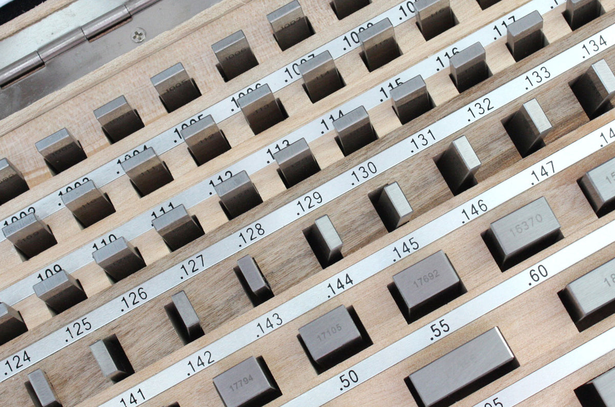 81 Pc Grade AS-1 Steel Gage Block Set, P900-S582