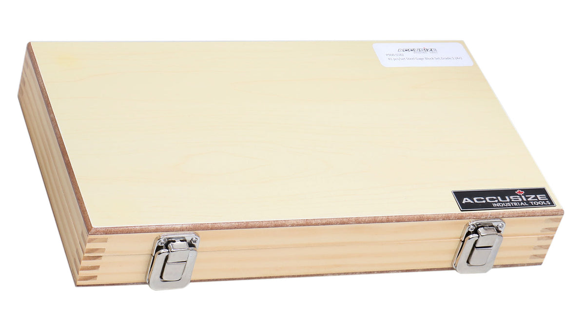 81 Pc Grade AS-1 Steel Gage Block Set, P900-S582