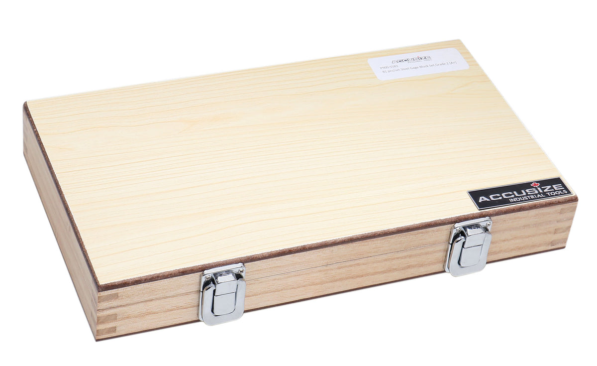 81 Pc Grade AS-2 Steel Gage Block Set, P900-S583