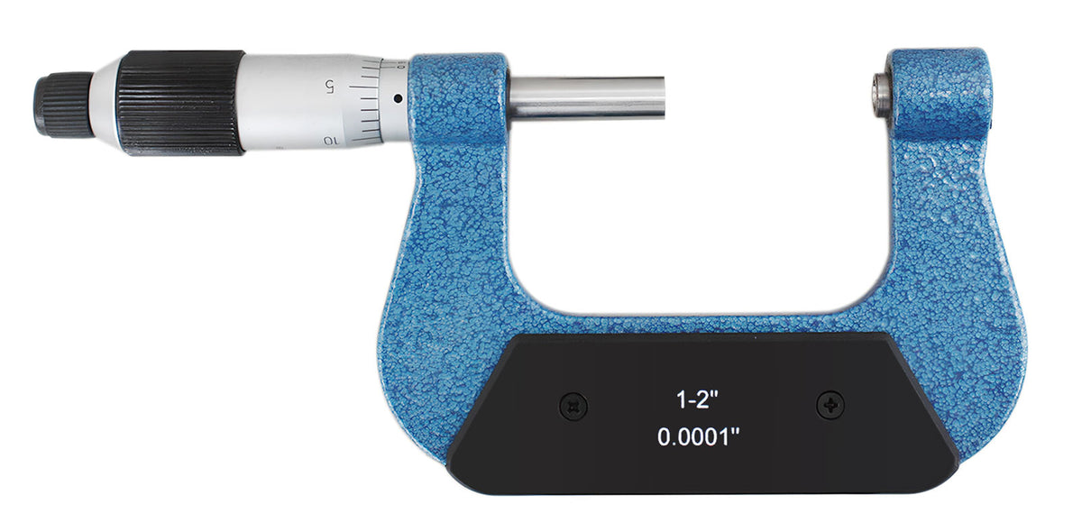 1-2'' X 0.0001'' Screw Thread Micrometer with 5 Anvil in Fitted Box, S916-C751
