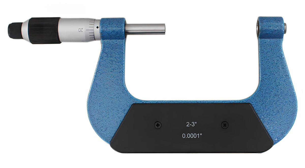 2-3'' by 0.001'' Screw Thread Micrometer with 4 Anvil in Fitted Box, S916-C752