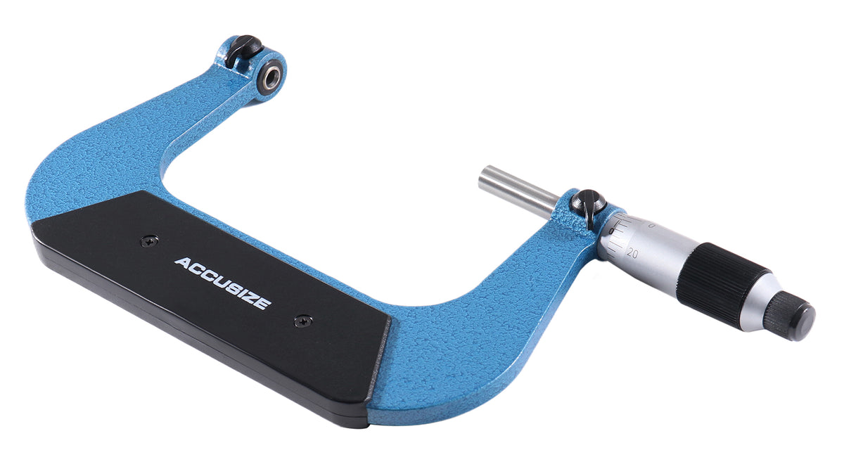 3-4'' X 0.001'' Screw Thread Micrometer with 5 Anvil in Fitted Box, S916-C753