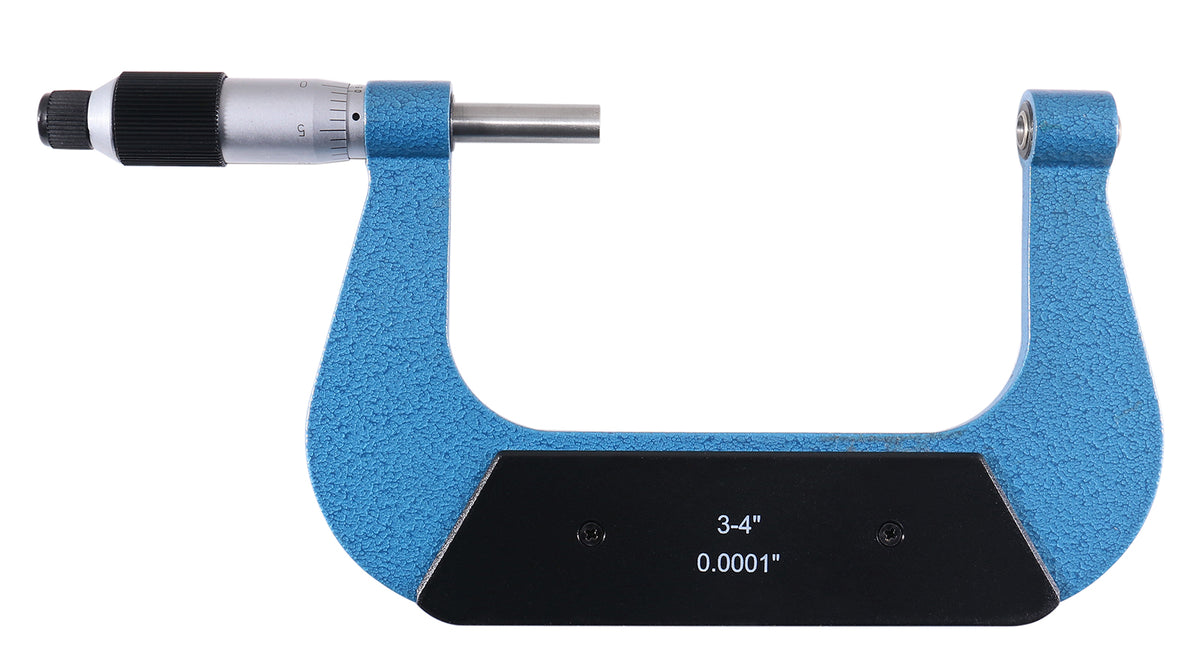 3-4'' X 0.001'' Screw Thread Micrometer with 5 Anvil in Fitted Box, S916-C753
