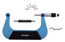 4-5'' X 0.001'' Screw Thread Micrometer with 5 Anvil in Fitted Box, S916-C754