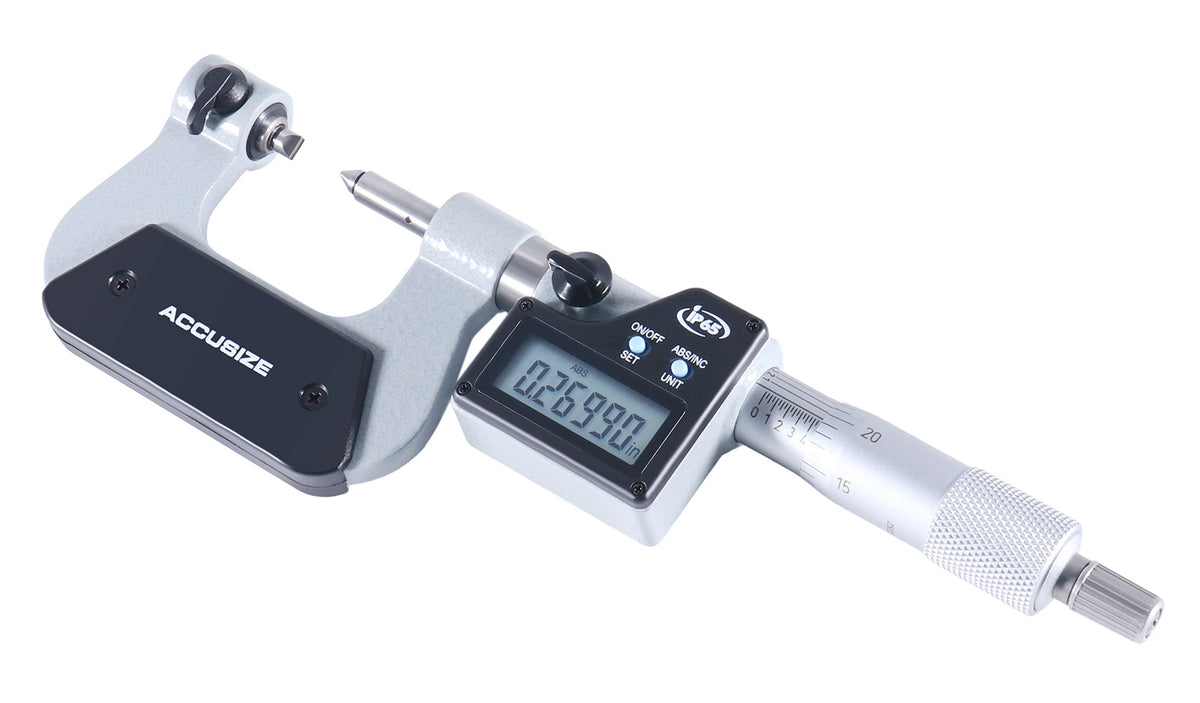 Electronic Screw Thread Micrometer, IP65 Liquid Proof and Dust Proof