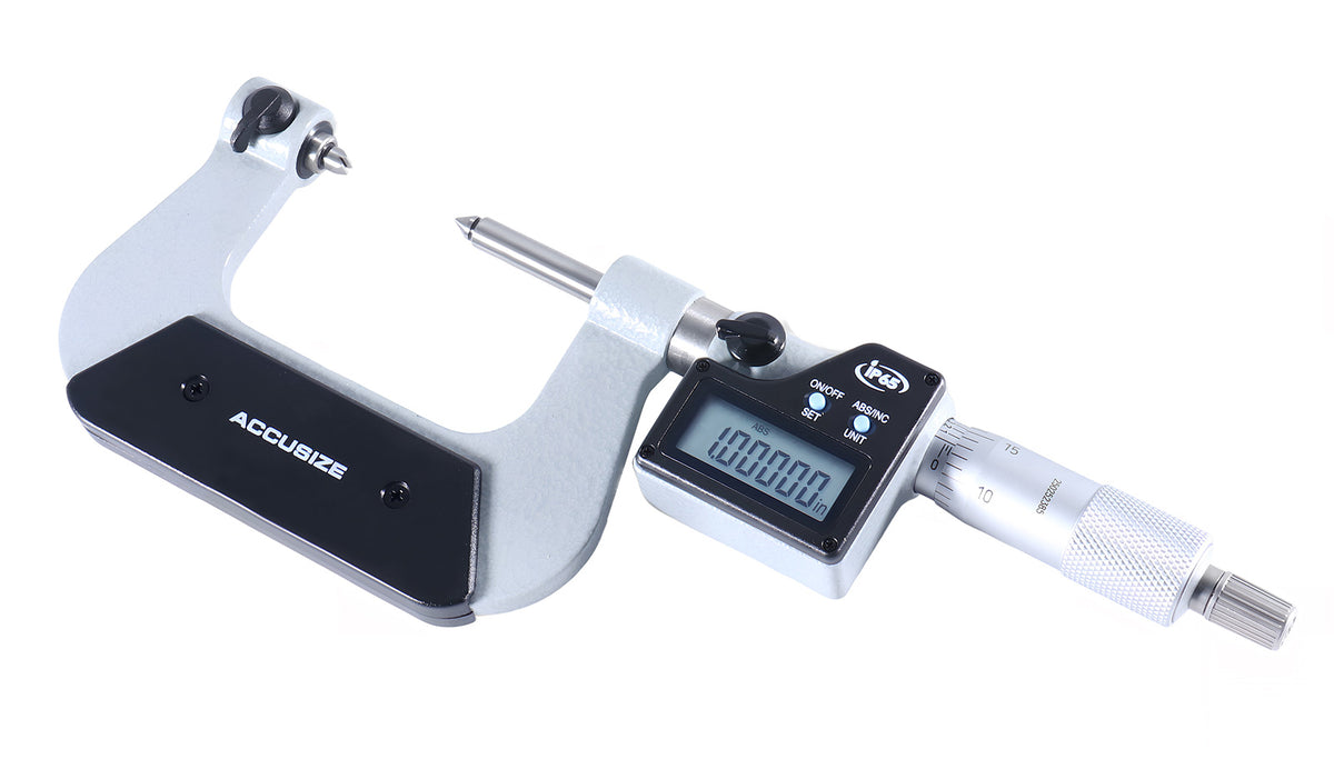 Electronic Screw Thread Micrometer, IP65 Liquid Proof and Dust Proof