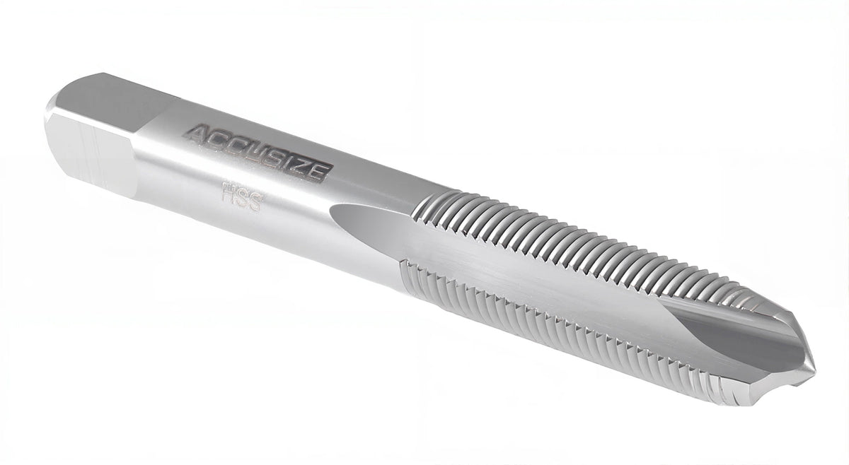 '- H.S.S. Metric Spiral Point Taps, American Standard, Fully Ground (Size: M10X1.0, Flute: 3)