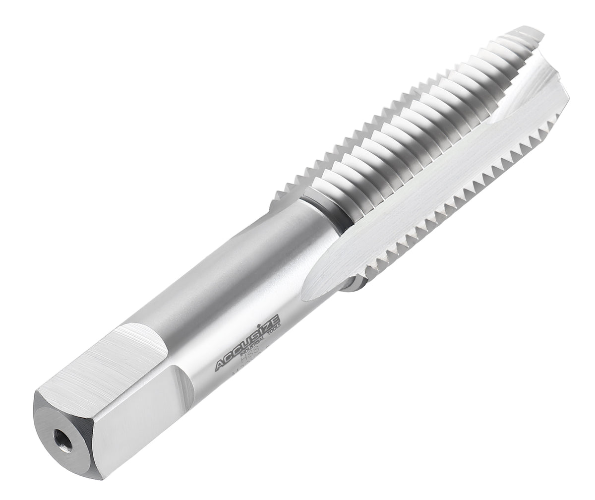 '- H.S.S. Metric Spiral Point Taps, American Standard, Fully Ground (Size: M12X1.75, Flute: 3)