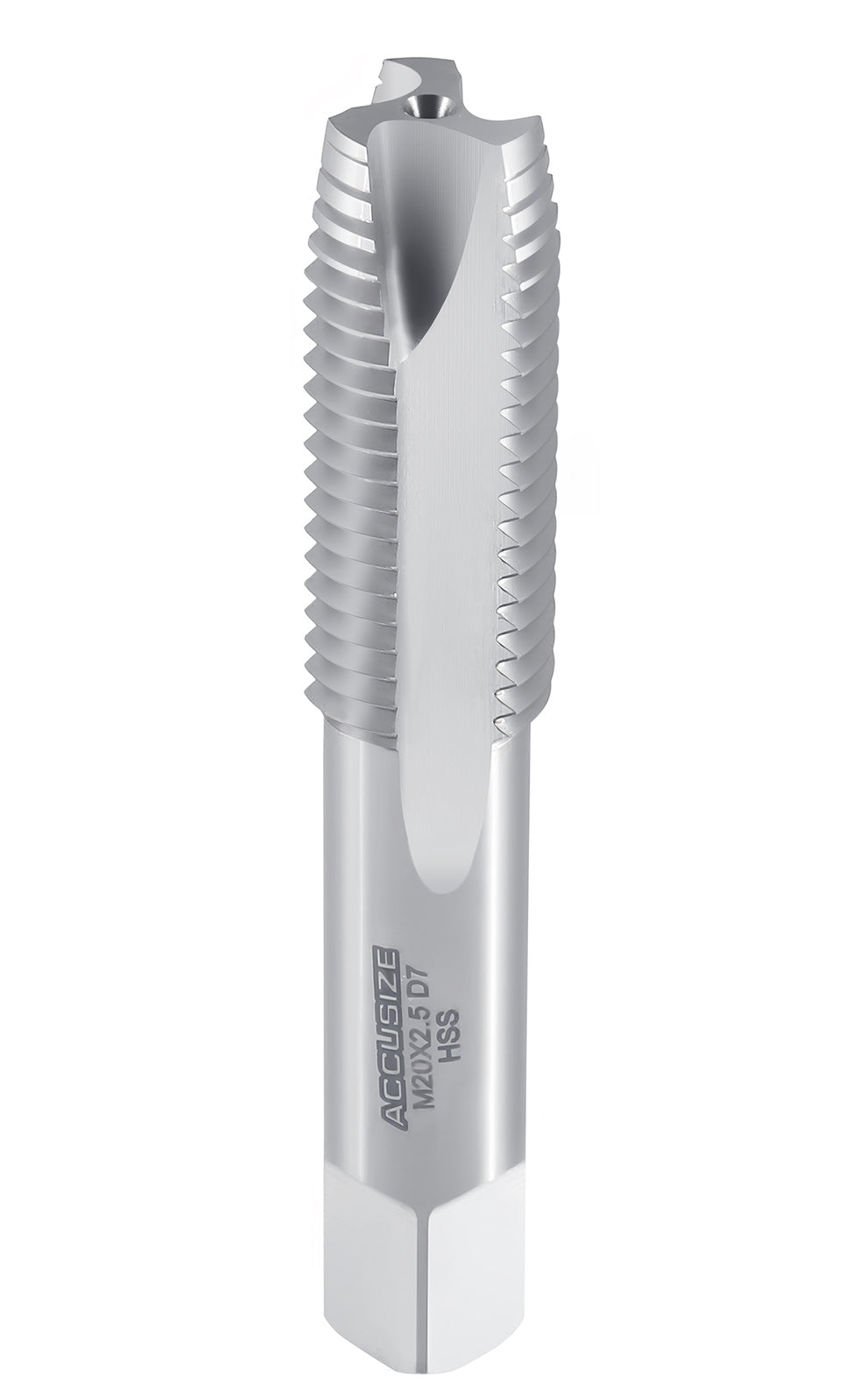 SPT-20M-150 3 Flute H.S.S. Metric Spiral Point Tap, M20X1.5