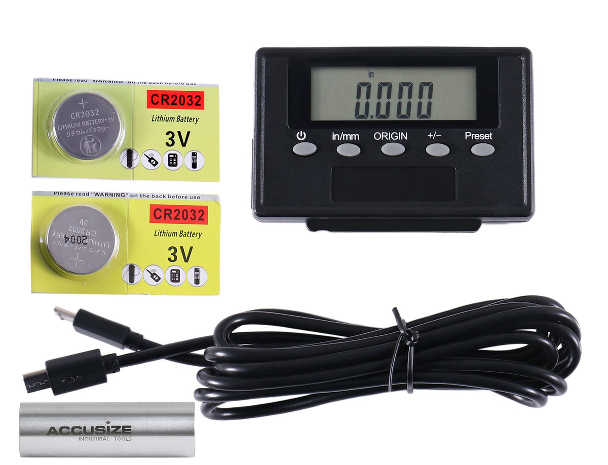 LCD Digital Display for Accusize Horizontal and Vertical Electronic Digital DRO Scales