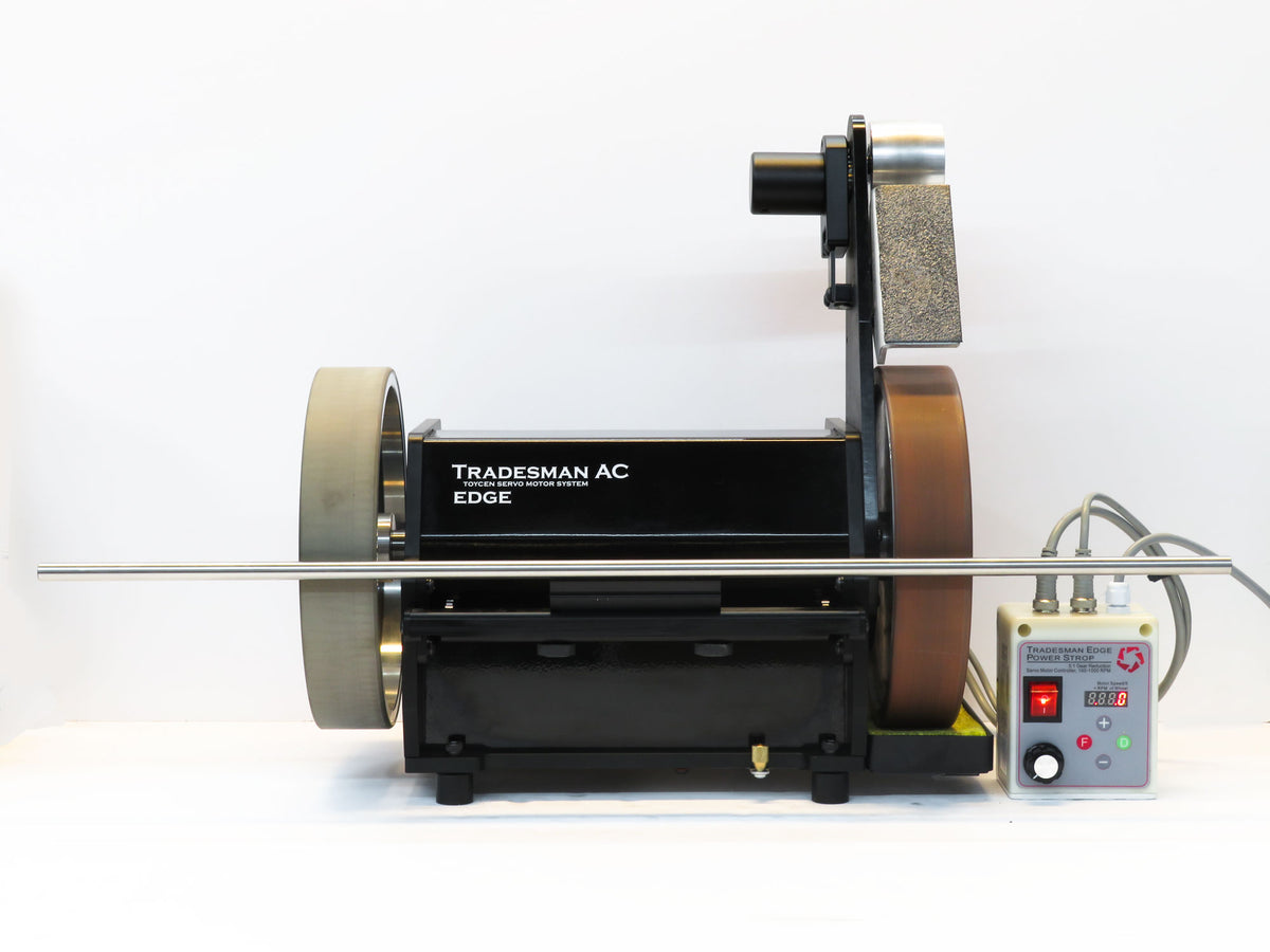 Cuttermasters Tradesman Edge Apex – Ultimate Knife Sharpening System with Belt Over Wheel, T-ApexB1