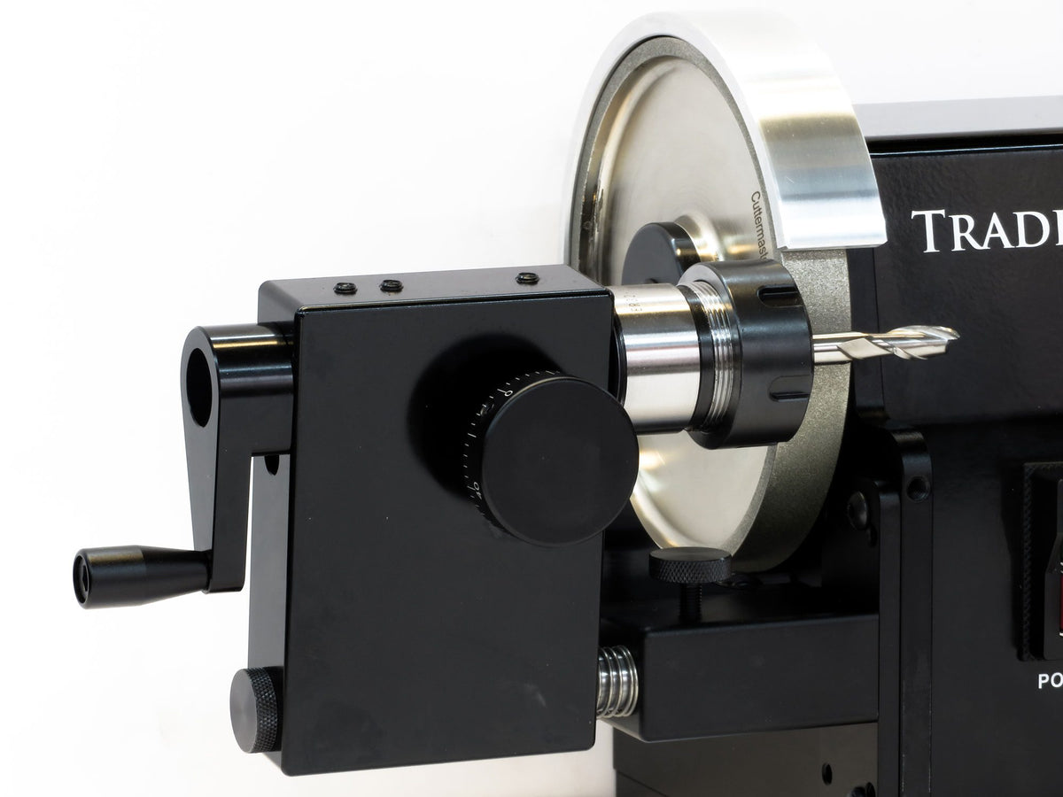 Cuttermaster Carbide Insert / Tool Bit Grinder (Accu-Finish-Style) with Neck Reduction Cut Off Attachment, T6NCTBG