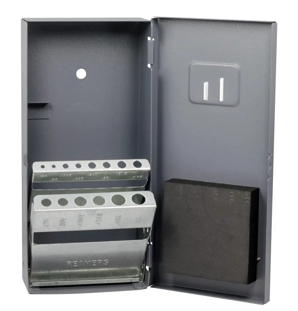 HUOT Steel Box .124" to.126"to .499" to.501" by 16ths Reamers Cutting Tool Index, 0001-2100