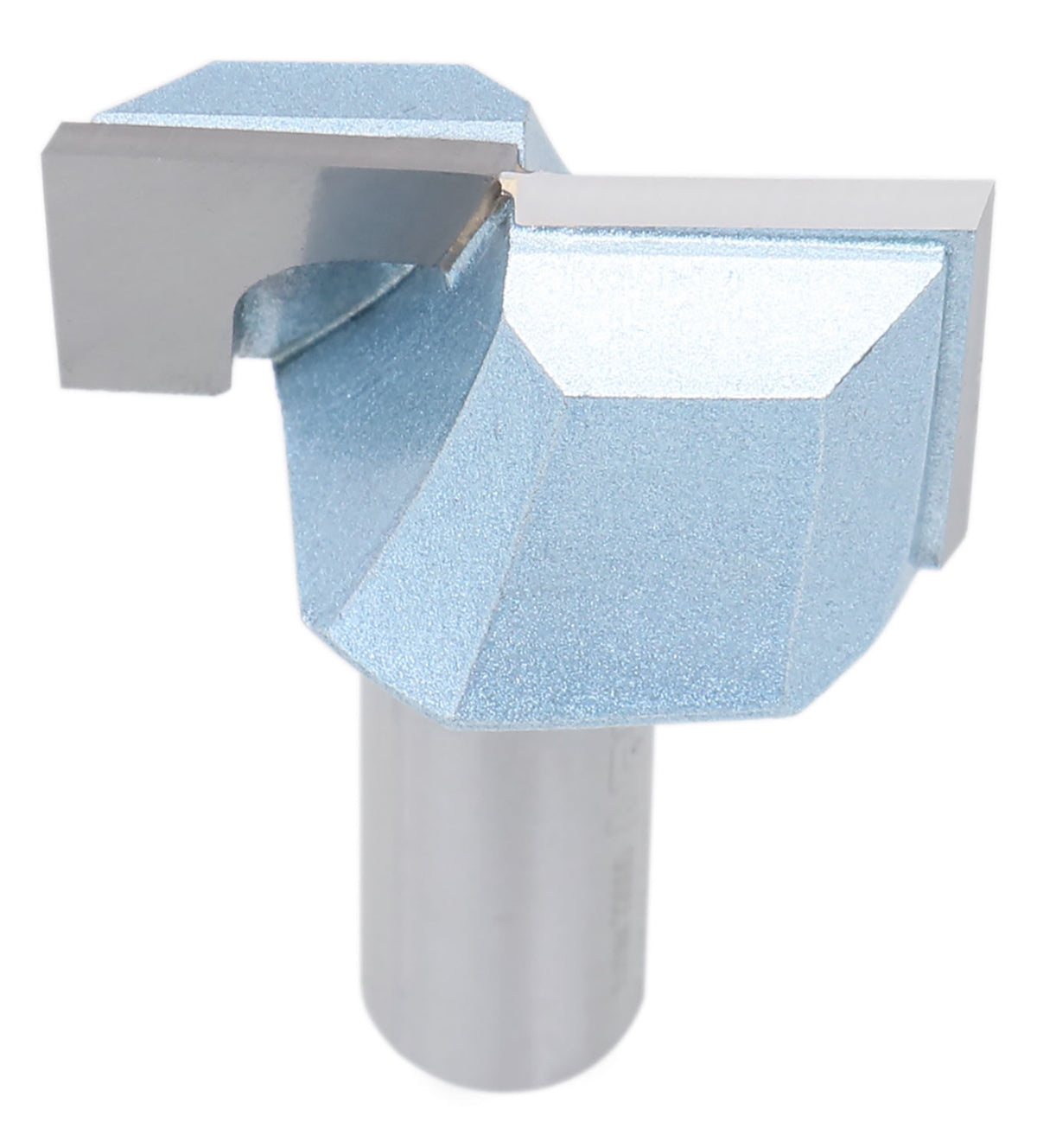 Accusize Industrial Tools 1/2" Shk Dia x 1-1/2" Cutting Dia Double Flute Carbide Tipped Bottom Cleaning (Surface Planing) Router Bit, 0012-0112