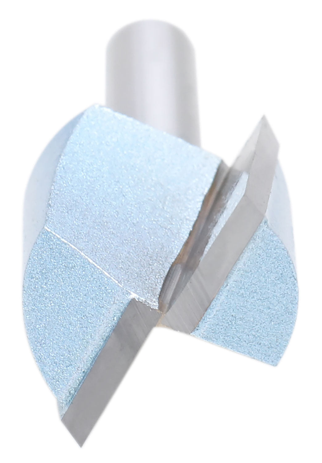 Accusize Industrial Tools 1/4" Shk Dia x 3/4" Cutting Dia Double Flute Carbide Tipped Bottom Cleaning (Surface Planing) Router Bit, 0014-0034