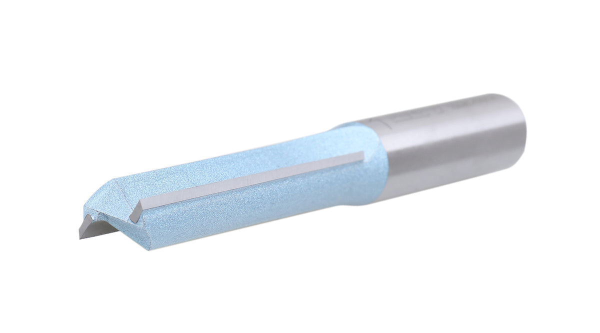 Double Flute Extra Long Straight Router Bit with 1/2" Shank, Industrial Quality