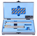 2Pc Indexable External & Internal Grooving Tool Set