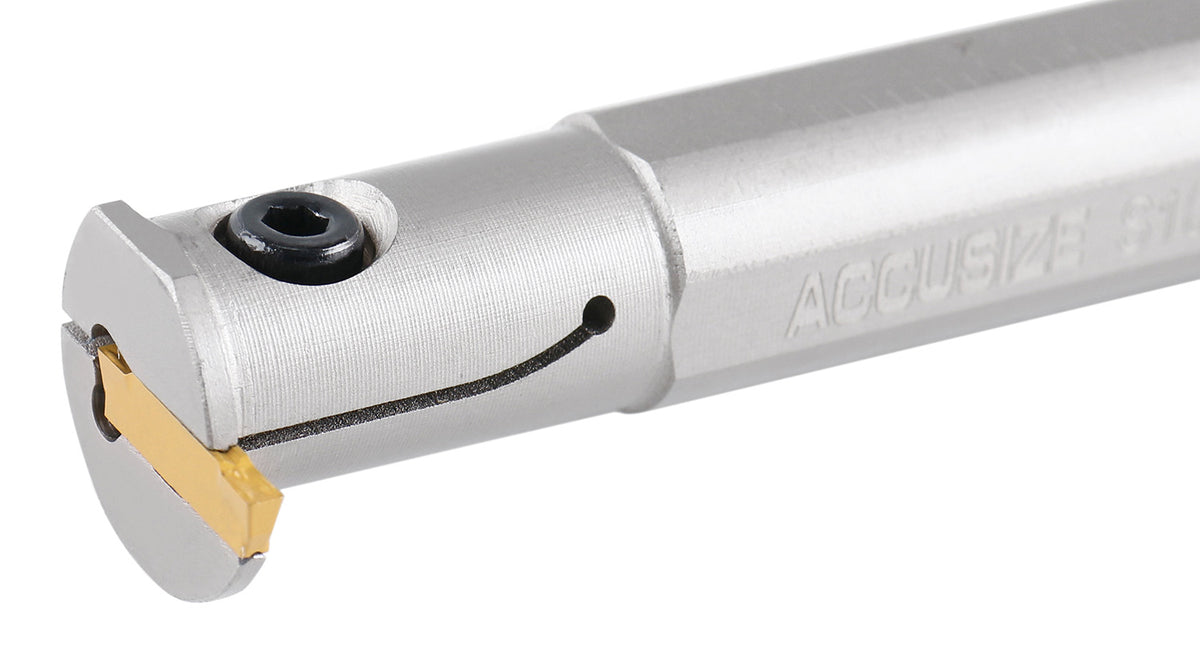 2Pc Indexable External & Internal Grooving Tool Set