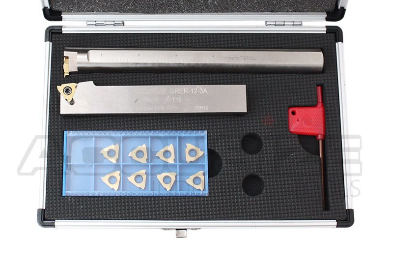 Tige 3/4 po, 2 pièces/jeu d'outils à rainure indexables, #0028 -1640