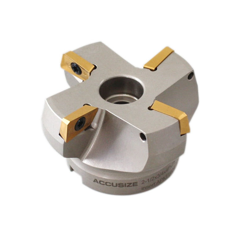 75 Degree Indexable Face Mills with Carbide APKT1604 Inserts