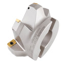 75 Degree Indexable Face Mill with 6 Pcs Apkt1604 Carbide Inserts, 4'' Cutting Diameter by 1-1/2'' Arbor Hole, 0028-2603