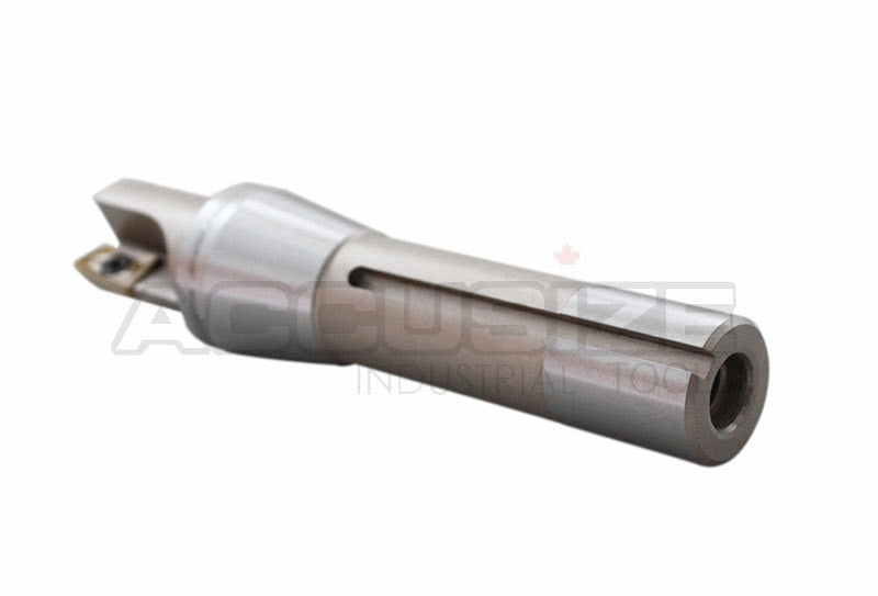 1", 1-1/2" and 2" 90 Degree R8 Shank Indexable End Mills with Carbide APKT Inserts