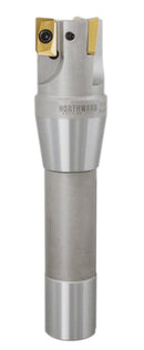 90 Degree R8 Shank Indexable End Mills with APKT1604 Carbide Inserts