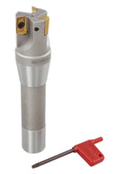 90 Degree R8 Shank Indexable End Mills with APKT1604 Carbide Inserts