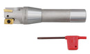 90 Degree R8 Shank Indexable End Mills with APKT1604 Carbide Inserts