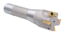 90 Degree R8 Shank Indexable End Mills with APKT1604 Carbide Inserts