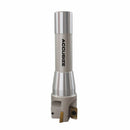 1", 1-1/2" and 2" 90 Degree R8 Shank Indexable End Mills with Carbide APKT Inserts