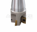 1", 1-1/2" and 2" 90 Degree R8 Shank Indexable End Mills with Carbide APKT Inserts