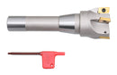 90 Degree R8 Shank Indexable End Mills with APKT1604 Carbide Inserts