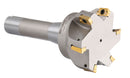 3 inch Cutting Diameter x 6-1/4'' Oal 90 Degree R8 Shank Indexable End Mill with 6 Apkt1604 Carbide Inserts, 0028-6908