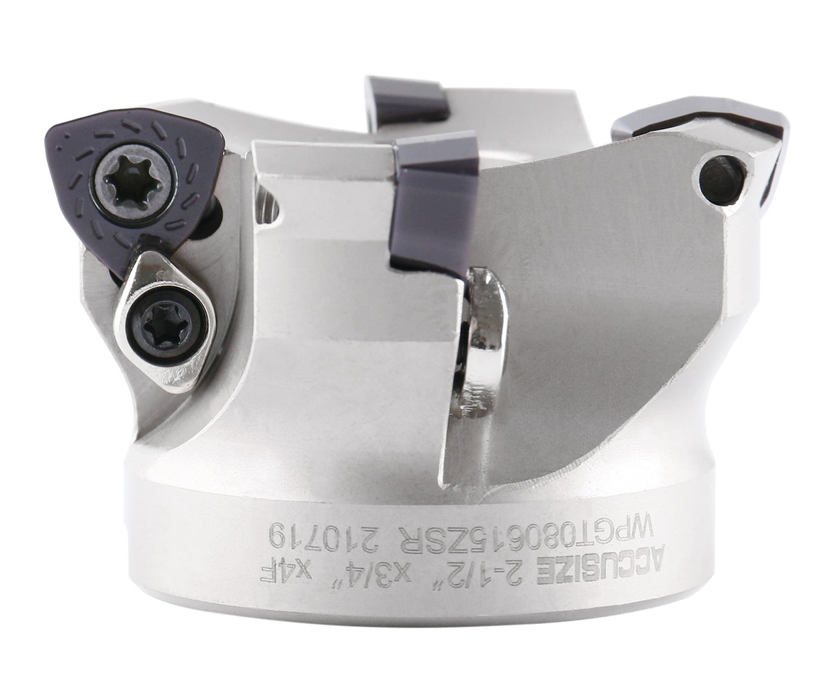 High Feed Face Mill, with WPGT Inserts