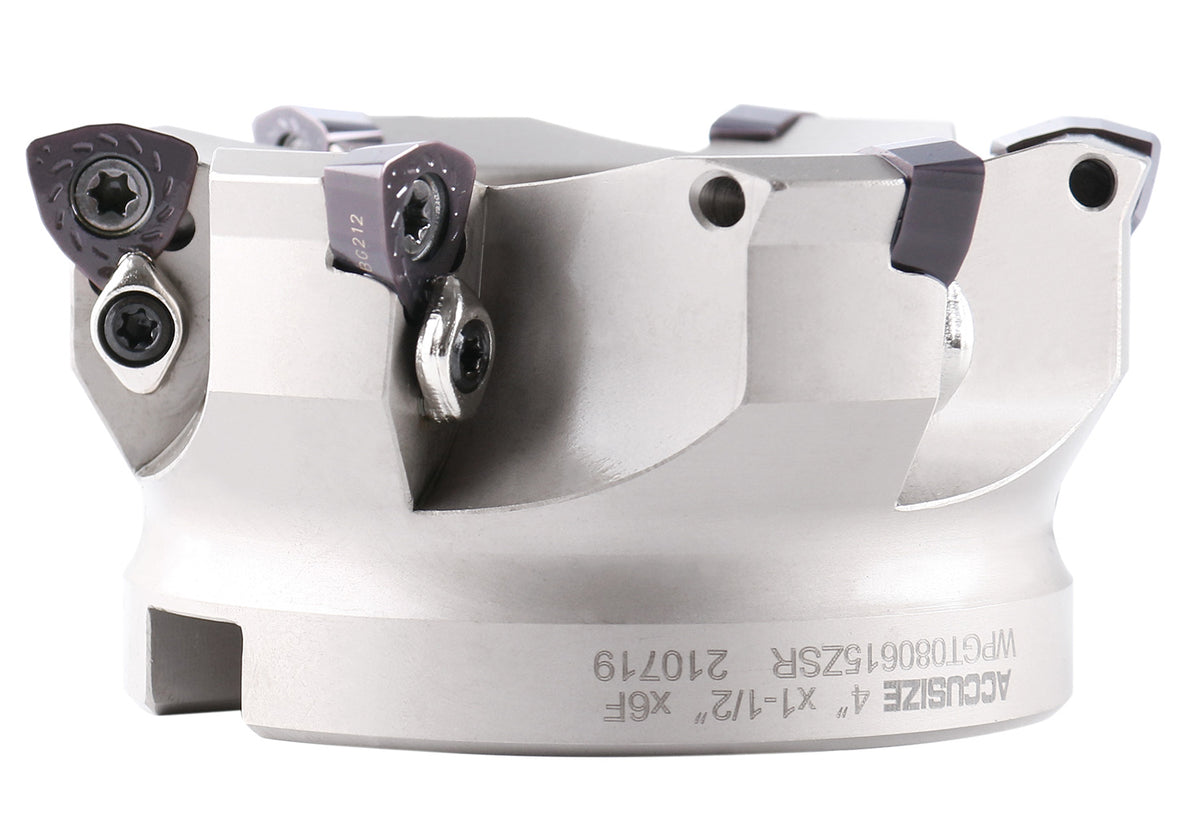 High Feed Face Mill, with WPGT Inserts