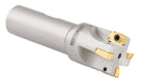 4 Pc 90 Deg Indexable End Mill Set with Apkt11t3 Inserts, Cutter Diameter Includes 1/2'', 5/8'', 3/4'' and 1'', 0028-8416