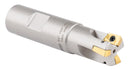 4 Pc 90 Deg Indexable End Mill Set with Apkt11t3 Inserts, Cutter Diameter Includes 1/2'', 5/8'', 3/4'' and 1'', 0028-8416