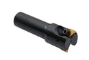 Indexable End Mill with 2 Pcs Tpg32 Carbide Inserts, 1'' Cuting Diameter, 3/4'' Straight Shank, 0046-0912