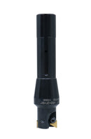 1'' Carbide Indexable End Mill, R8 Shank, 2 Flute, with Tpg22 Inserts, 0046-0915